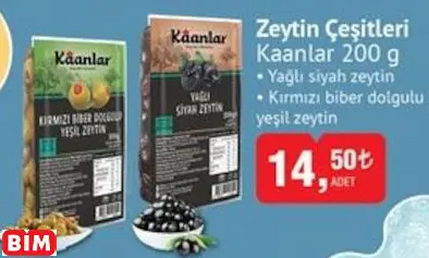 KAANLAR ZEYTİN ÇEŞİTLERİ